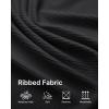 imageG4Free Workout Tank Tops for Women Slim Fitted Racerback Ribbed Athletic Gym Yoga Tanks Summer CasualBlack
