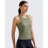 imageG4Free Workout Tank Tops for Women Slim Fitted Racerback Ribbed Athletic Gym Yoga Tanks Summer CasualGray Olive
