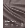 imageG4Free Workout Tank Tops for Women Slim Fitted Racerback Ribbed Athletic Gym Yoga Tanks Summer CasualTaupe