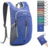 imageG4Free 10L Hiking Backpack Small Travel Hiking Daypack Lightweight Packable Backpack Casual Foldable Shoulder BagBlue