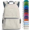 imageG4Free 20L Lightweight Packable Backpack Travel Hiking Daypack Foldable Backpack for Men WomenAbeige