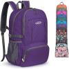 imageG4Free 40L Lightweight Packable Hiking Backpack Waterproof Travel DaypackPurple