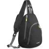 imageG4Free RFID Sling Bag Crossbody Backpack Casual Chest Shoulder Daypack Gym Bag for Hiking Travel 7LBlue LeafBlack New