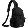 imageG4Free Sling Bag for Women Casual Crossbody Handbag Fashionable Shoulder Backpack Lightweight Chest BagBlack