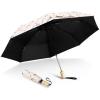 imageG4Free UPF 50 UV Protection Travel Sun Umbrella Compact 42 Inch Small UV Blocking SPF Umbrella Auto Open CloseFlowers