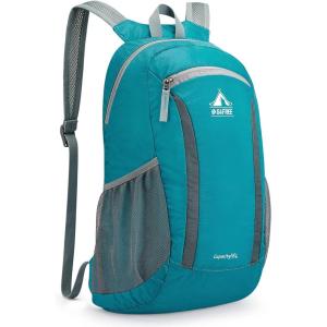imageG4Free 16L Hiking Daypack Lightweight Packable Small Backpack for Travel Camping Outdoor Men WomenTeal Blue