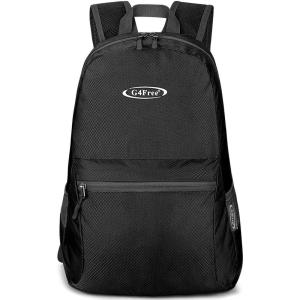 imageG4Free 20L Lightweight Packable Backpack Travel Hiking Daypack Foldable Backpack for Men WomenBlack Update