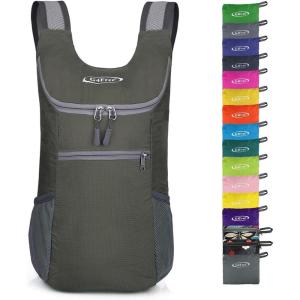 imageG4Free Lightweight Packable Hiking Backpack for Men Women Small Hiking Daypacks Foldable Shoulder Pack Casual Outdoor Bag 11LDark Green 2