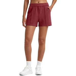 imageG4Free Modal Soft Casual Shorts for Women High Waisted Drawstring Summer Sweat Shorts with PocketsBurgundy