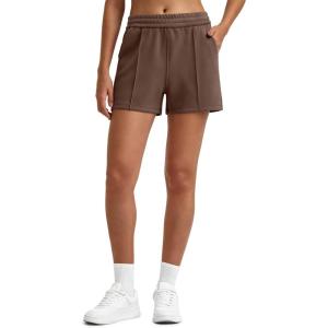 imageG4Free Modal Soft Casual Shorts for Women High Waisted Drawstring Summer Sweat Shorts with PocketsCoffee