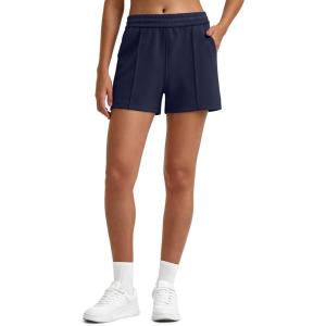 imageG4Free Modal Soft Casual Shorts for Women High Waisted Drawstring Summer Sweat Shorts with PocketsDark Navy
