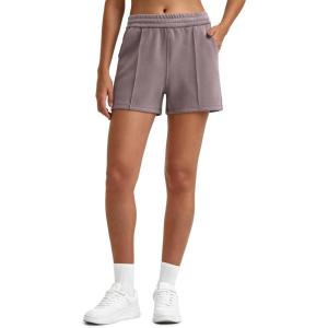 imageG4Free Modal Soft Casual Shorts for Women High Waisted Drawstring Summer Sweat Shorts with PocketsTaupe