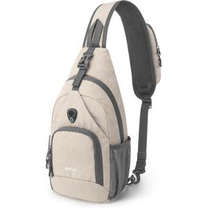 imageG4Free RFID Sling Bag Crossbody Backpack Small Chest Shoulder Bag Hiking OutdoorIvovy
