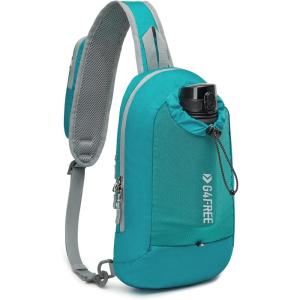 imageG4Free Sling Bag RFID Blocking Lightweight Crossbody Backpack Chest Shoulder Bag for Travel Sports Running HikingTeal Blue