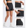 imageG4Free Athletic Shorts for Women Shockcord Sweat Shorts Summer Casual Lounge Shorts with Pockets Smoofit Modal SoftBlack