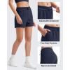 imageG4Free Athletic Shorts for Women Shockcord Sweat Shorts Summer Casual Lounge Shorts with Pockets Smoofit Modal SoftDark Blue