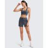 imageG4Free Athletic Shorts for Women Shockcord Sweat Shorts Summer Casual Lounge Shorts with Pockets Smoofit Modal SoftDark Grey