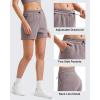 imageG4Free Athletic Shorts for Women Shockcord Sweat Shorts Summer Casual Lounge Shorts with Pockets Smoofit Modal SoftTaupe