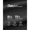 imageG4Free BareFeel Built in Bra Workout Tank Tops Removable Padded Longline Sports Bras Waist Length Athletic TanksBlack