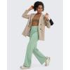 imageG4Free BareFeel Yoga Pants Women Wide Leg Pants with Pockets High Waisted Comfortable Soft Casual Pants 29quot31quot33quotBean Green