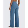 imageG4Free BareFeel Yoga Pants Women Wide Leg Pants with Pockets High Waisted Comfortable Soft Casual Pants 29quot31quot33quotBlue Gray