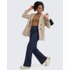 imageG4Free BareFeel Yoga Pants Women Wide Leg Pants with Pockets High Waisted Comfortable Soft Casual Pants 29quot31quot33quotDark Navy