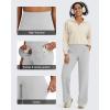 imageG4Free BareFeel Yoga Pants Women Wide Leg Pants with Pockets High Waisted Comfortable Soft Casual Pants 29quot31quot33quotLight Gray