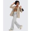 imageG4Free BareFeel Yoga Pants Women Wide Leg Pants with Pockets High Waisted Comfortable Soft Casual Pants 29quot31quot33quotLight Gray