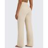 imageG4Free BareFeel Yoga Pants Women Wide Leg Pants with Pockets High Waisted Comfortable Soft Casual Pants 29quot31quot33quotLight Khaki