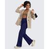 imageG4Free BareFeel Yoga Pants Women Wide Leg Pants with Pockets High Waisted Comfortable Soft Casual Pants 29quot31quot33quotRoyal Blue