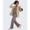 imageG4Free BareFeel Yoga Pants Women Wide Leg Pants with Pockets High Waisted Comfortable Soft Casual Pants 29quot31quot33quotTaupe