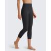 imageG4Free BareFeel Yoga Pants for Women Seamless Waistband Yoga Leggings Workout Biker Leggings with Pockets 25quot 27quot 29quotBlack