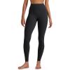imageG4Free BareFeel Yoga Pants for Women Seamless Waistband Yoga Leggings Workout Biker Leggings with Pockets 25quot 27quot 29quotBlack