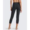imageG4Free BareFeel Yoga Pants for Women Seamless Waistband Yoga Leggings Workout Biker Leggings with Pockets 25quot 27quot 29quotBlack