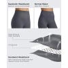 imageG4Free BareFeel Yoga Pants for Women Seamless Waistband Yoga Leggings Workout Biker Leggings with Pockets 25quot 27quot 29quotDark Gray