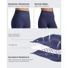 imageG4Free BareFeel Yoga Pants for Women Seamless Waistband Yoga Leggings Workout Biker Leggings with Pockets 25quot 27quot 29quotRoyal Blue