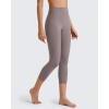 imageG4Free BareFeel Yoga Pants for Women Seamless Waistband Yoga Leggings Workout Biker Leggings with Pockets 25quot 27quot 29quotTaupe