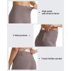 imageG4Free BareFeel Yoga Pants for Women Seamless Waistband Yoga Leggings Workout Biker Leggings with Pockets 25quot 27quot 29quotTaupe