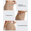 imageG4Free BareFeel Yoga Pants for Women Seamless Waistband Yoga Leggings Workout Biker Leggings with Pockets 25quot 27quot 29quotToffee