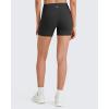 imageG4Free Barefeel Biker Shorts Women Tummy Control High Waisted No Front Seam Workout Gym Shorts with Pockets 4quot 6quot 8quotBlack
