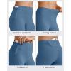 imageG4Free Barefeel Biker Shorts Women Tummy Control High Waisted No Front Seam Workout Gym Shorts with Pockets 4quot 6quot 8quotBlue Gray