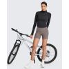 imageG4Free Barefeel Biker Shorts Women Tummy Control High Waisted No Front Seam Workout Gym Shorts with Pockets 4quot 6quot 8quotTaupe