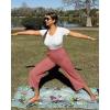 imageG4Free Capri Pants for Women Wide Leg Yoga Dress Cropped Pants Capri Leggings with Pockets for Casual SummerCameo