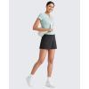imageG4Free Casual Shorts for Women 3 Athletic Shorts Elastic Waist Running Shorts Summer Shorts with PocketsBlack