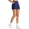 imageG4Free Casual Shorts for Women 3 Athletic Shorts Elastic Waist Running Shorts Summer Shorts with PocketsRoyal Blue