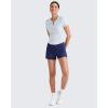 imageG4Free Casual Shorts for Women 3 Athletic Shorts Elastic Waist Running Shorts Summer Shorts with PocketsRoyal Blue