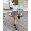imageG4Free Casual Shorts for Women 3 Athletic Shorts Elastic Waist Running Shorts Summer Shorts with PocketsTaupe