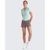 imageG4Free Casual Shorts for Women 3 Athletic Shorts Elastic Waist Running Shorts Summer Shorts with PocketsTaupe