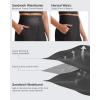 imageG4Free Comfy Ribbed Womens Shorts Dressy Casual High Waisted Athletic Lounge Trouser Shorts with Side PocketsBlack