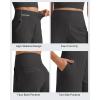 imageG4Free Comfy Ribbed Womens Shorts Dressy Casual High Waisted Athletic Lounge Trouser Shorts with Side PocketsBlack